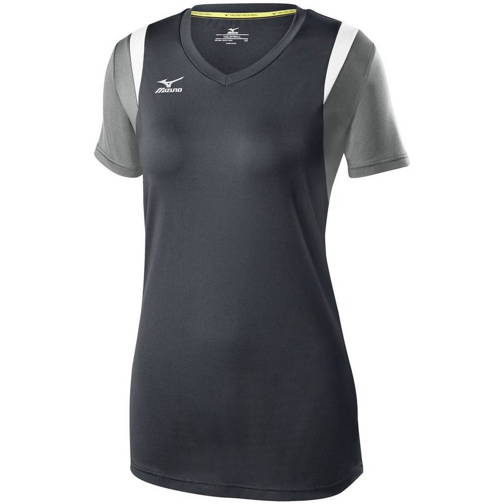 Mizuno Balboa 5.0 Long Sleeve - Bayan Forma - Gri/Gümüş Türkiye (XNBARJ-279)